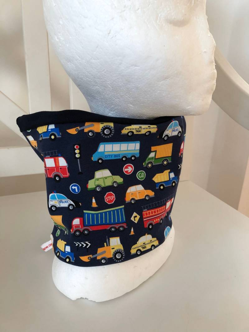 Kinder Loop Halssocke Schlauchschal Sterne Pirat Bagger Feuerwehr von angiwithlove