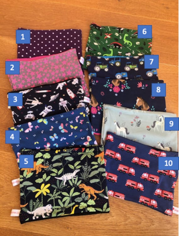 Loop Schal Kinder Halssocke Einhorn Feuerwehr Traktor Pferde Pirat Sterne Weltall von angiwithlove