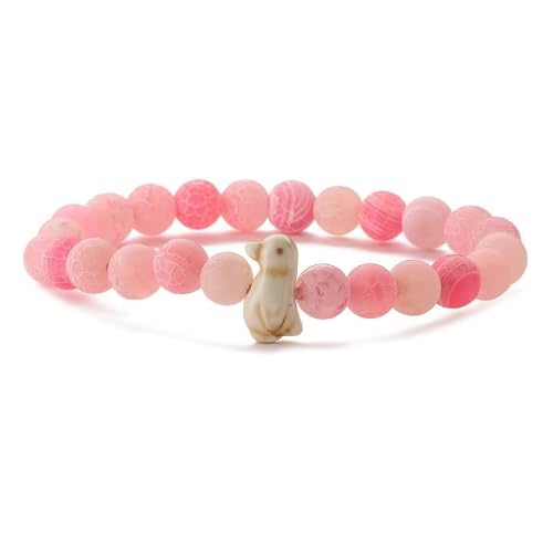 aninu Armband mit Pinguin 2.0 & GPS Live Tracking + App - Geschenke für Frauen & Damen, Mädchen Schmuck & Freundschschaftsbänder mit Charm für Mutter & Tochter, Armbänder Pinguin (Pink Planet) von aninu
