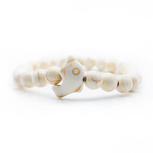 aninu Perlen Armband mit Delfin & GPS Live Tracking mit App - Ocean Freundschaftsarmband für Damen & Herren, Delfine Friendship Bracelet als Geschenke für Frauen & Männer, Glücksbringer (White Sand) aninu Perlen Armband mit Delfin & GPS Live Tracking mit App - Ocean Freundschaftsarmband für Damen & Herren, Delfine Friendship Bracelet als Geschenke für Frauen & Männer, Glücksbringer (White Sand) von aninu