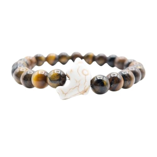 aninu Perlen Armband mit Delfin & GPS Live Tracking mit App - Ocean Freundschaftsarmband für Damen & Herren, Delfine Friendship Bracelet als Geschenke für Frauen & Männer, Glücksbringer (Tigereye) aninu Perlen Armband mit Delfin & GPS Live Tracking mit App - Ocean Freundschaftsarmband für Damen & Herren, Delfine Friendship Bracelet als Geschenke für Frauen & Männer, Glücksbringer (Tigereye) von aninu