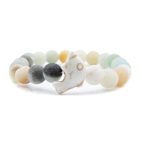 aninu Perlen Armband mit Delfin & GPS Live Tracking mit App - Ocean Freundschaftsarmband für Damen & Herren, Delfine Friendship Bracelet als Geschenke für Frauen & Männer, Glücksbringer (Planet) von aninu