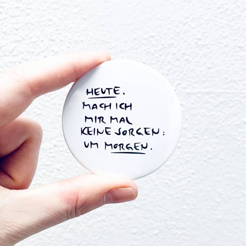 Sorgenfrei. I Button Magnet Kühlschrankmagnet Für Magnetboard Pin von anitaliebt