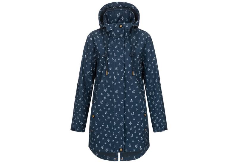 ankerglut Kurzmantel #ankerglutschein OS WMN Softshellmantel Übergangsjacke auch in Großen Größen erhältlich, mit abnehmbarer Kapuze von ankerglut