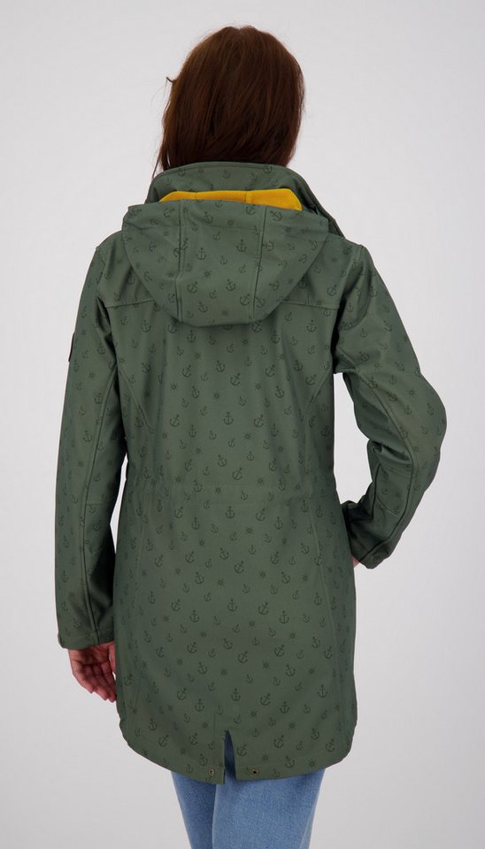 ankerglut Kurzmantel #ankerglutschein OS WMN Softshellmantel Übergangsjacke auch in Großen Größen erhältlich, mit abnehmbarer Kapuze von ankerglut
