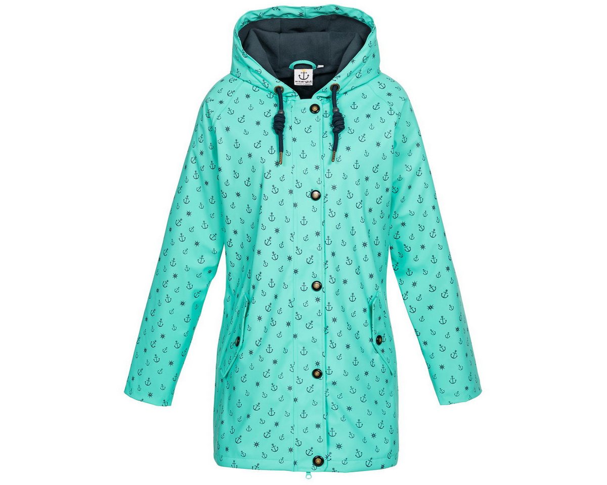 ankerglut Regenmantel Ankerglut Wolke Damen Winter Friesennerz mit Fleecefutter von ankerglut