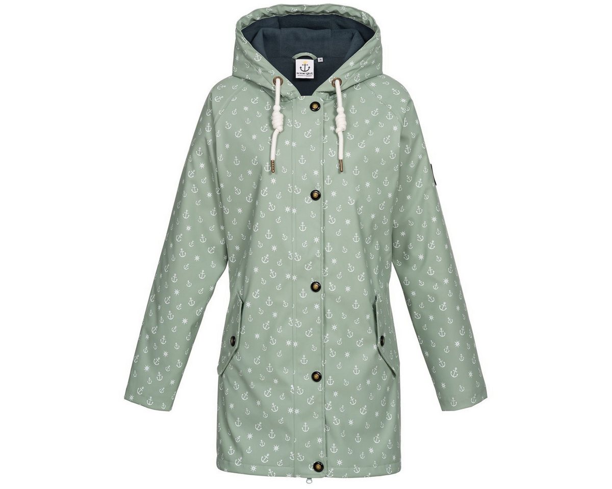 ankerglut Regenmantel Ankerglut Wolke Damen Winter Friesennerz mit Fleecefutter von ankerglut