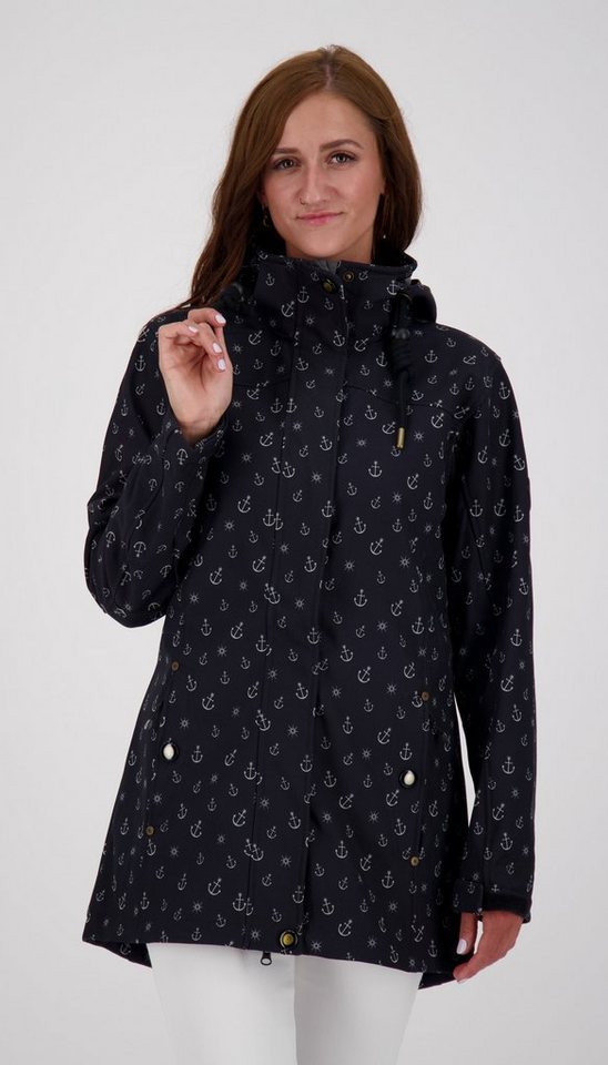 ankerglut Softshellmantel #ankerglutschein CS II WOMEN auch in Großen Größen erhältlich, mit abnehmbarer Kapuze von ankerglut