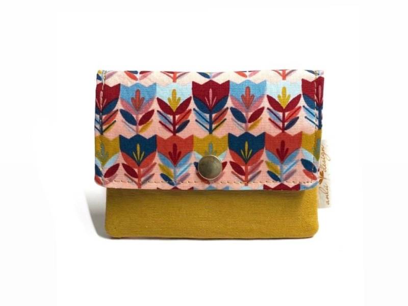 Kleine Stoff Geldbörse Damen | Geldbeutel Mädchen Portemonnaie Handgemacht Brustbeutel Geschenk Einschulung Münzbeutel von anluedesign