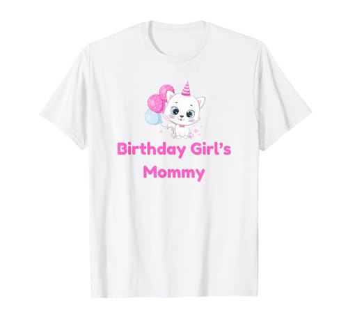 Geburtstag Mädchen Mama Tochter Mutter Familie Matching T-Shirt von ann bwasé
