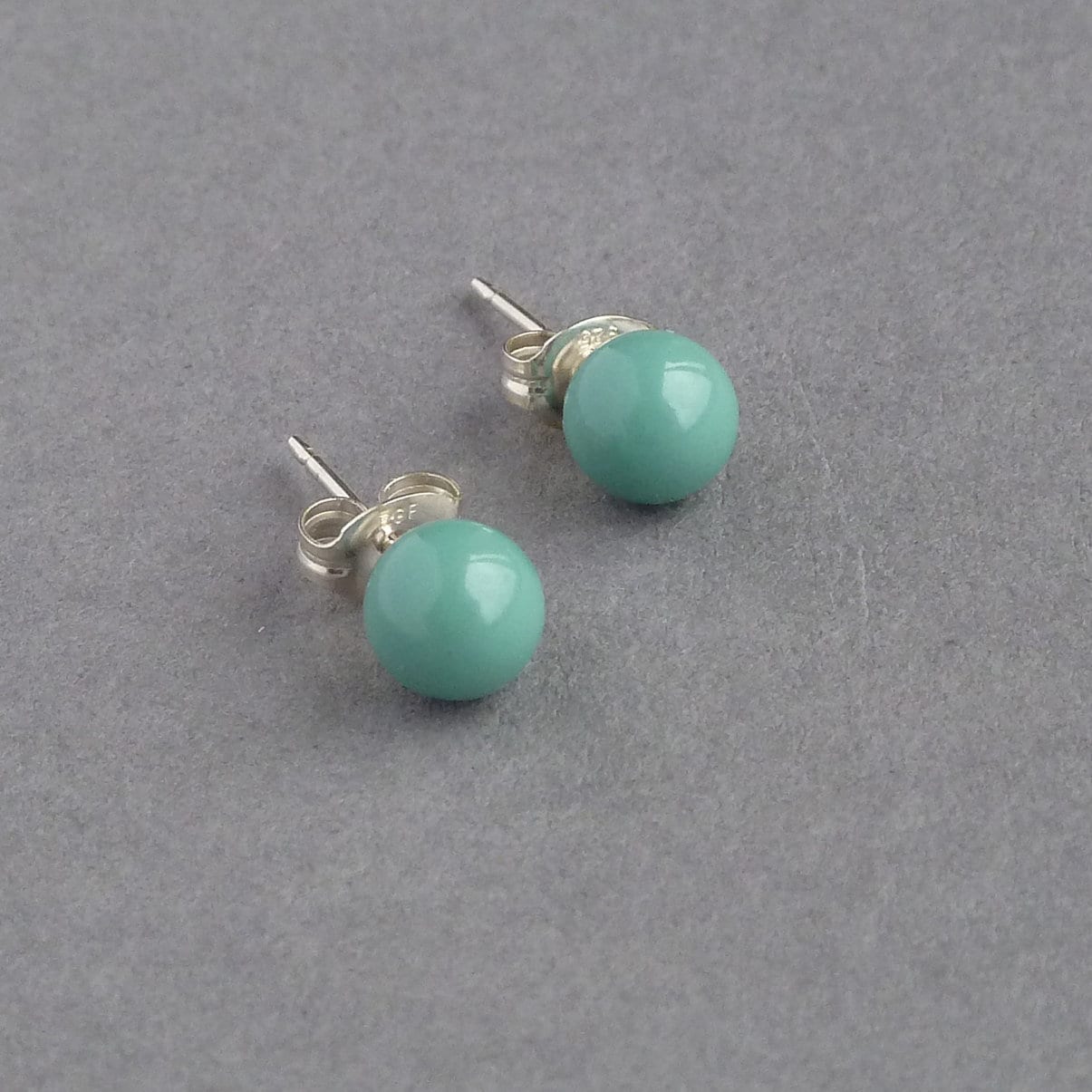 Aqua Perlen Ohrstecker - 6 Mm Mintgrün Robin Ei Blau Schmuck Türkis Für Hochzeit/Brautjungfern Geschenke Aqua Perlen Ohrstecker - 6 Mm Mintgrün Robin Ei Blau Schmuck Türkis Für Hochzeit/Brautjungfern Geschenke von annakingjewellery