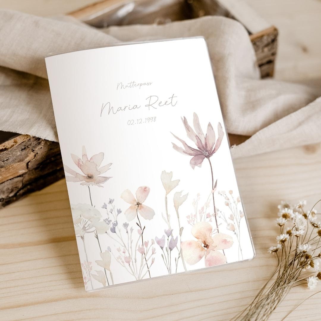 Mutterpasshülle Blumen Rosa Lila Gold Personalisiert Mutterpass Geschenk Schwangerschaft Mu 0002 Mutterpasshülle Blumen Rosa Lila Gold Personalisiert Mutterpass Geschenk Schwangerschaft Mu 0002 von annaundfelix