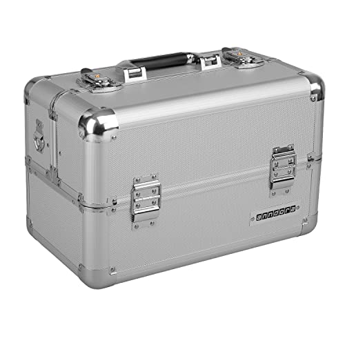 anndora Beautycase Multikoffer Visagistenkoffer Aluminium 20 Liter Silber von anndora