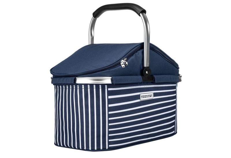 anndora Einkaufskorb thermo Shopper mit Kühlfunktion, 25 l, isolierter Deckel mit Reißverschluss - wasserdichter Boden von anndora