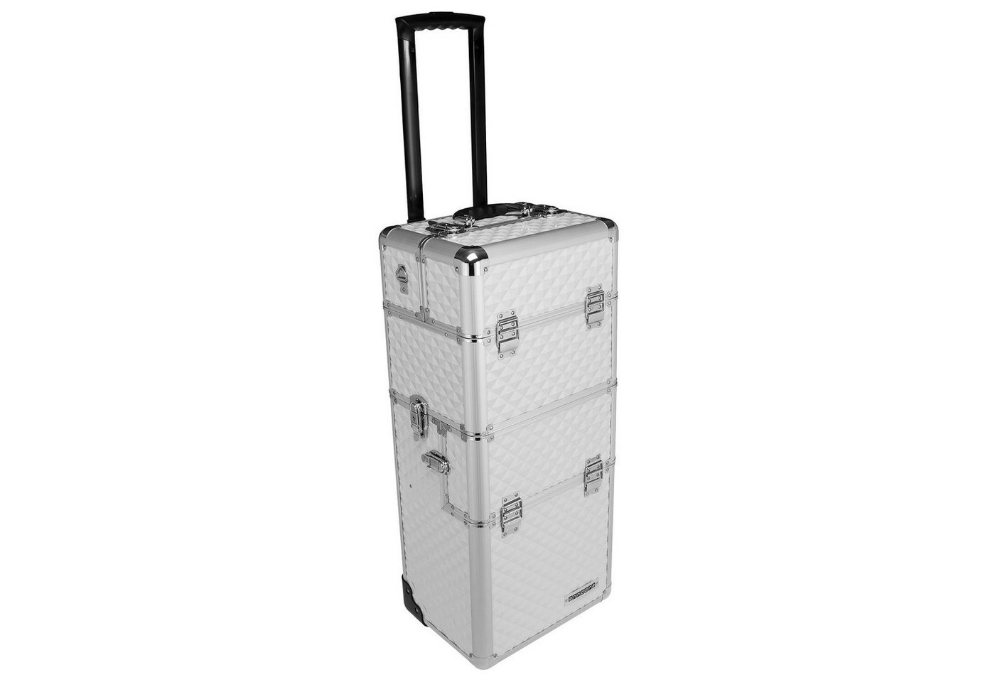 anndora Trolley Aluminium Reisekoffer 60 L Koffer Beautycase 2 Räder - Farbwahl, 2 Rollen von anndora