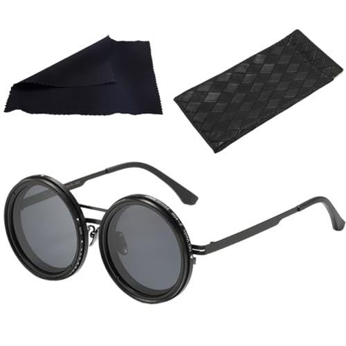 anneratteryer Sonnenbrille herren polarisiert Verstellbare sonnenbrille Adjustable sunglasses Polarized sunglasses 1-9 Stufen Manuell verstellbare HD Polarisationsbrille Sonnenschutz Blendschutz von anneratteryer