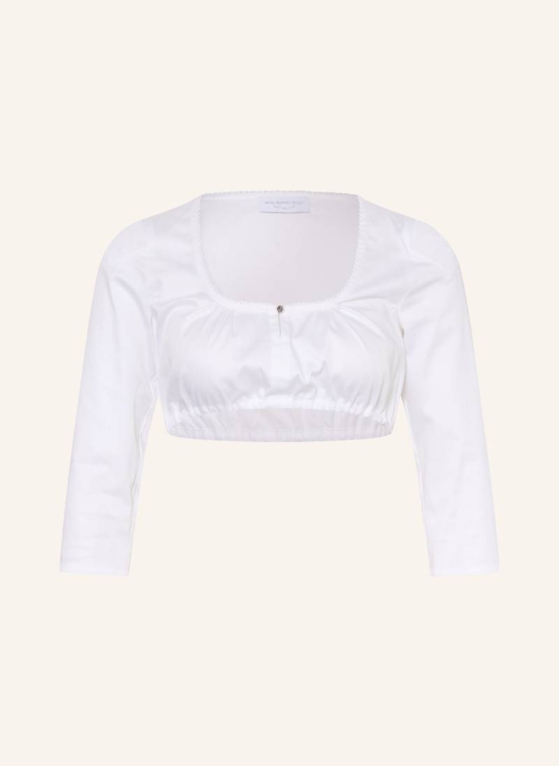 Anno Domini Dirndlbluse Fanny Mit 3/4-Arm weiss von anno domini