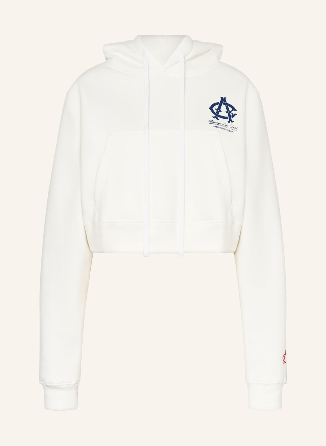 Another Cotton Lab Cropped-Hoodie weiss Another Cotton Lab Cropped-Hoodie weiss von another COTTON LAB
