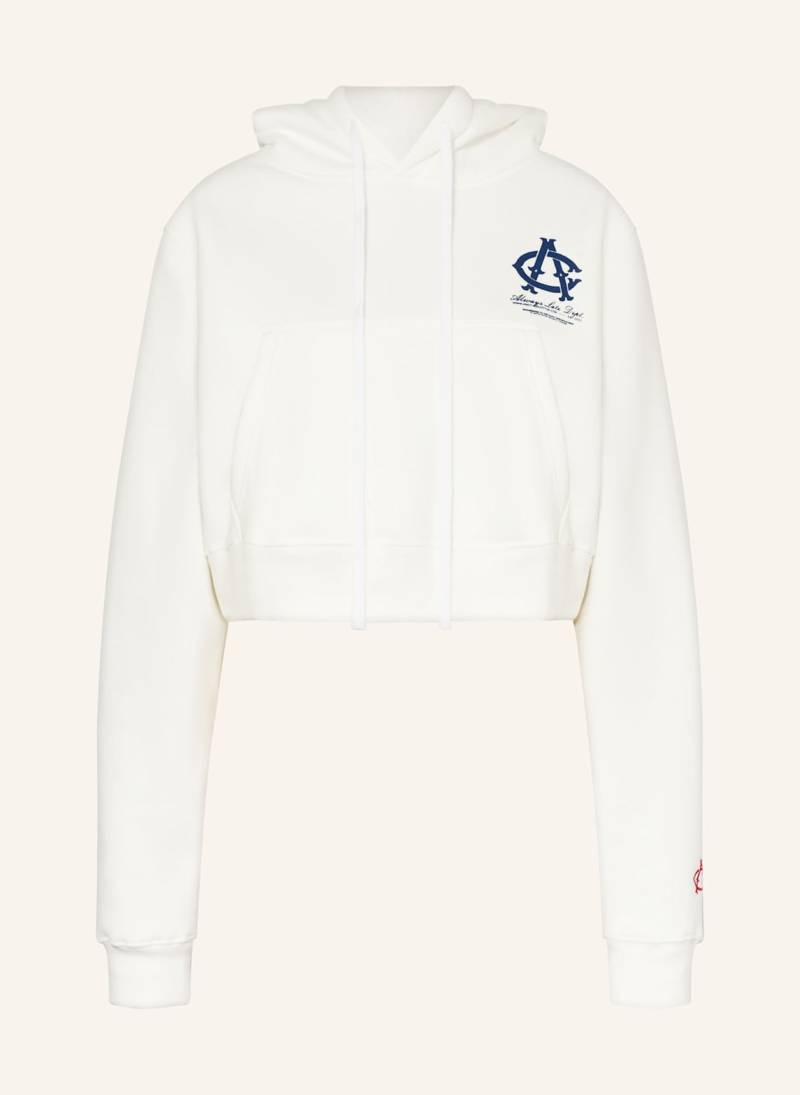 Another Cotton Lab Cropped-Hoodie weiss von another COTTON LAB
