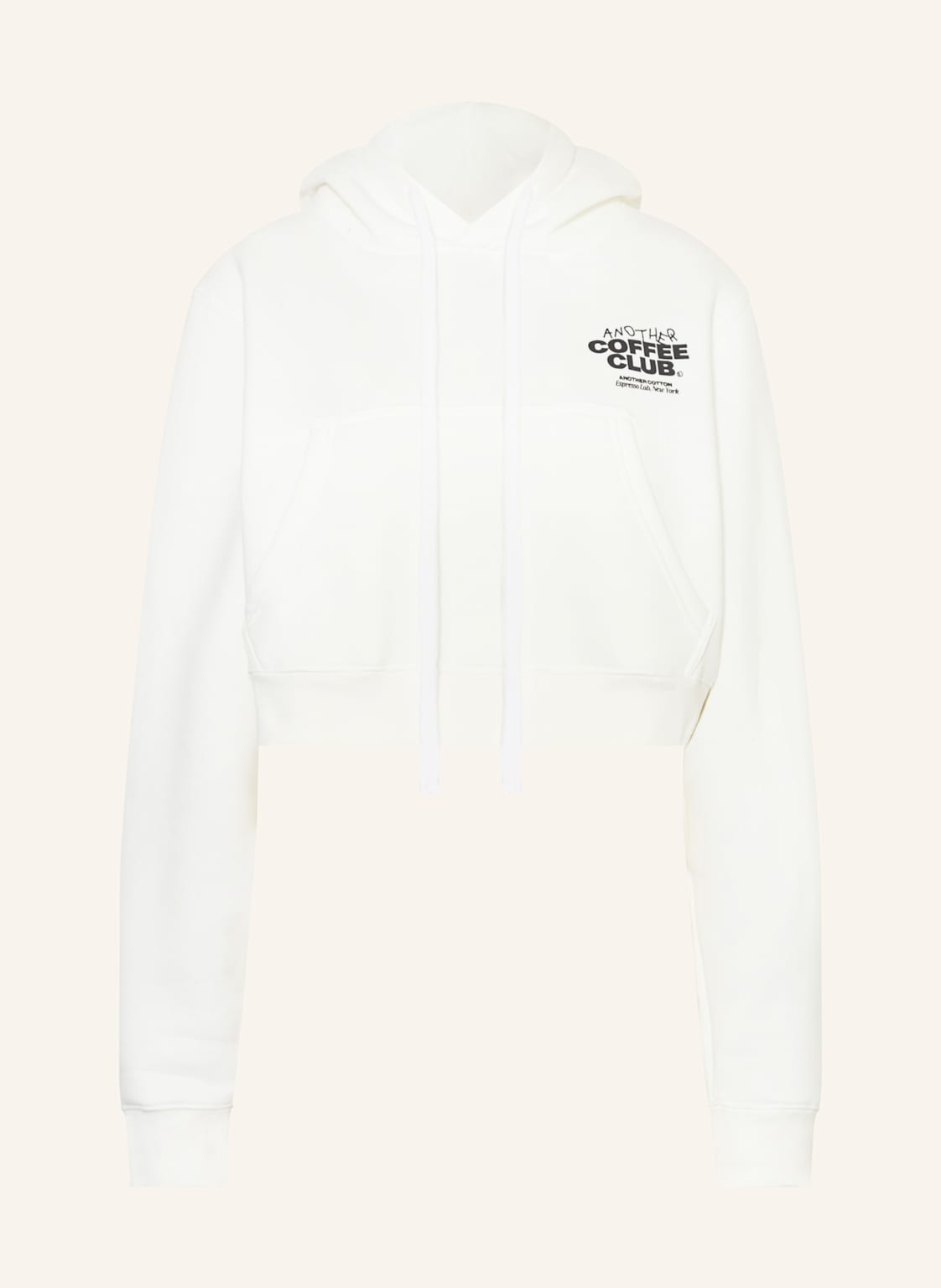 Another Cotton Lab Cropped-Hoodie weiss Another Cotton Lab Cropped-Hoodie weiss von another COTTON LAB