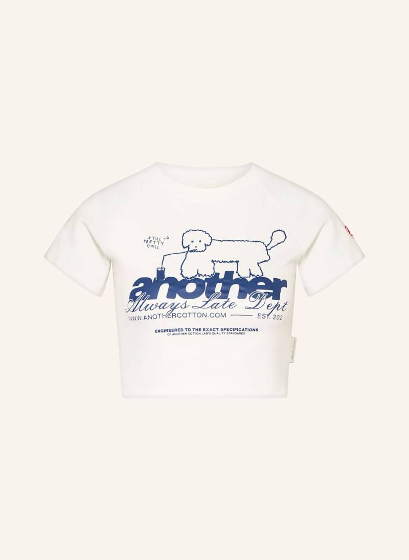Another Cotton Lab Cropped-Shirt weiss von another COTTON LAB