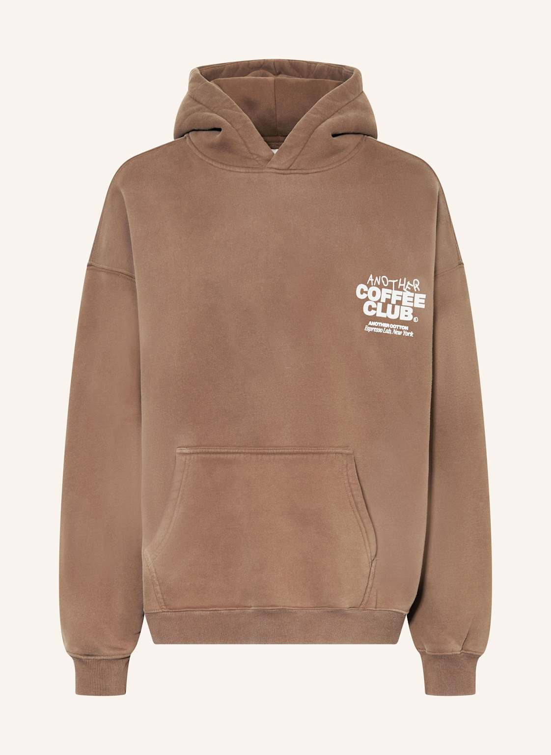 Another Cotton Lab Oversized-Hoodie braun von another COTTON LAB