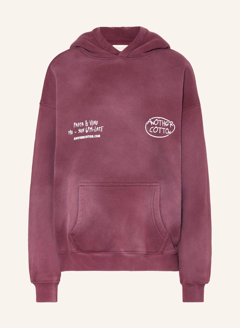 Another Cotton Lab Oversized-Hoodie rot von another COTTON LAB