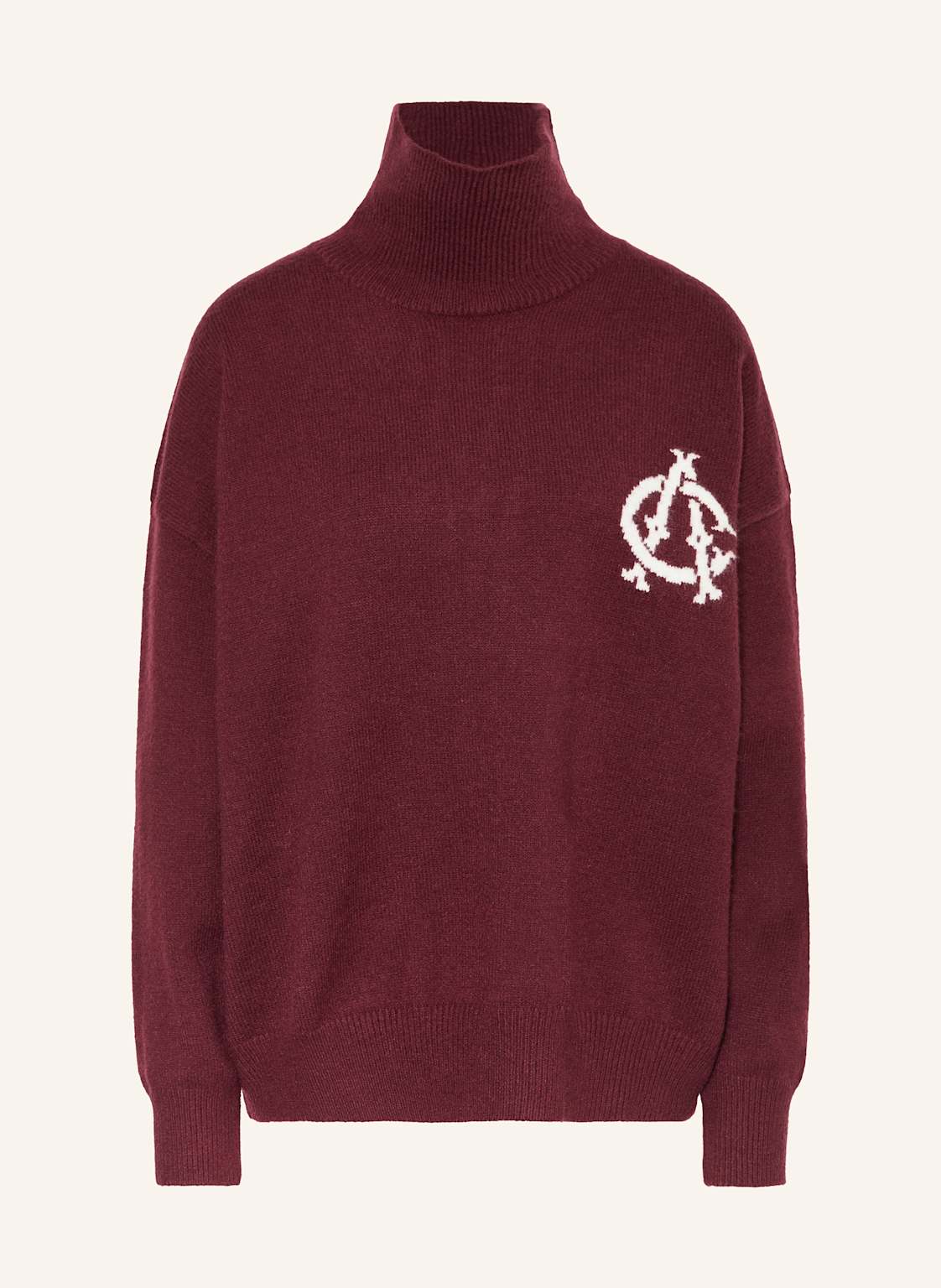 Another Cotton Lab Oversized-Pullover rot von another COTTON LAB