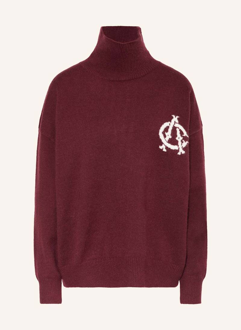 Another Cotton Lab Oversized-Pullover rot von another COTTON LAB