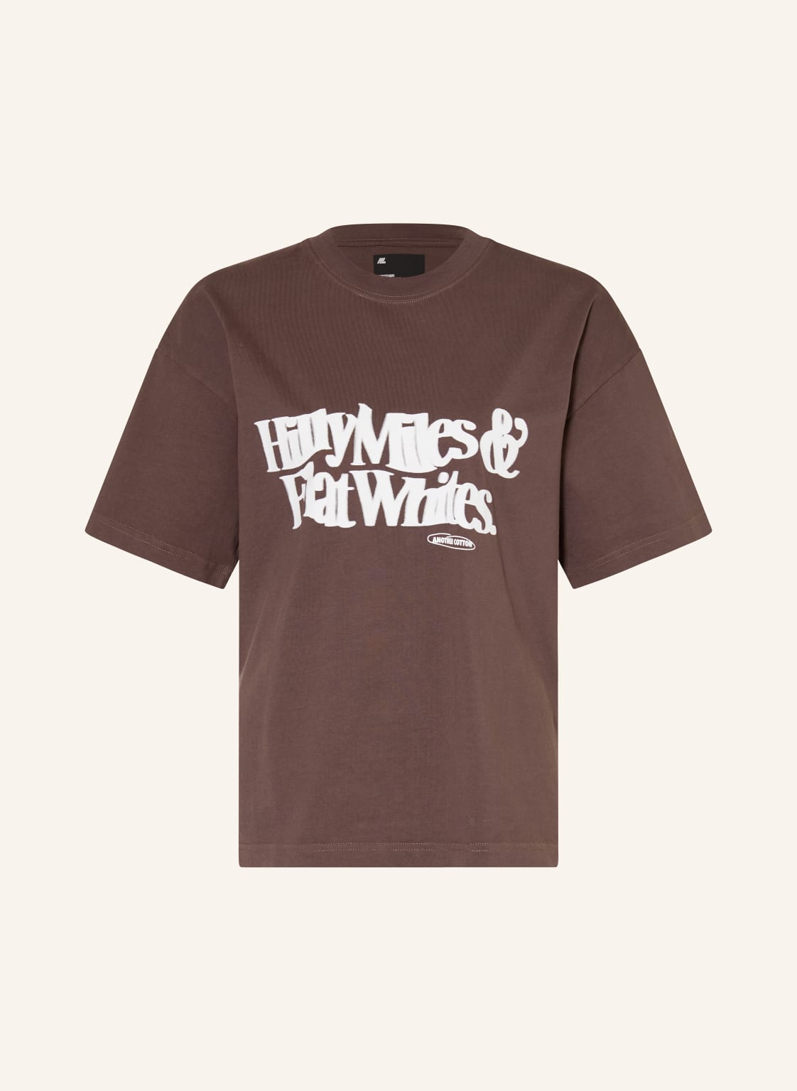 Another Cotton Lab T-Shirt braun von another COTTON LAB