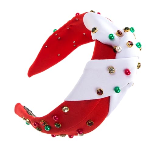 Glitzerndes Weihnachts-Stirnband für Damen, breite Krempe, Stirnbänder mit Verzierung für Mädchen, zum Waschen des Gesichts, Sport, Gesichtswaschen, Stirnbänder für Damen, Großpackung von antianzhizhuang