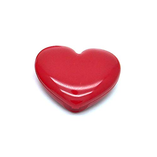 Love Heart Leere Lidschatten für Etui, Rouge Lippenstift-Box, Pigment Ref. Lip Cases Halter mit, a von antianzhizhuang