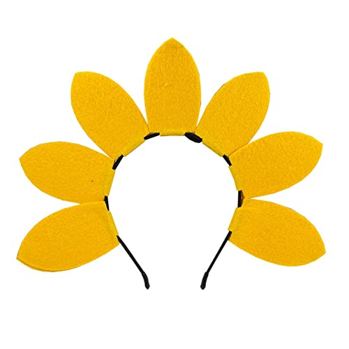 Lustiges Sonnenblumen-Haarband mit Blütenblättern, für Party, Kostüm, Stall, für Picknick, Pool-Partys, Sonnenblumen-Haarbänder für Mädchen von antianzhizhuang