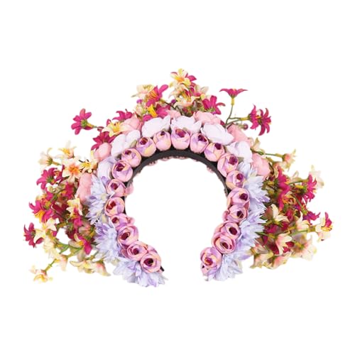 Vintage-inspirierte Blume, ethnische Blumen, anmutiges Haar-Accessoire für Frauen, femininer Hochzeits-Kopfschmuck, Fotografie-Requisiten von antianzhizhuang