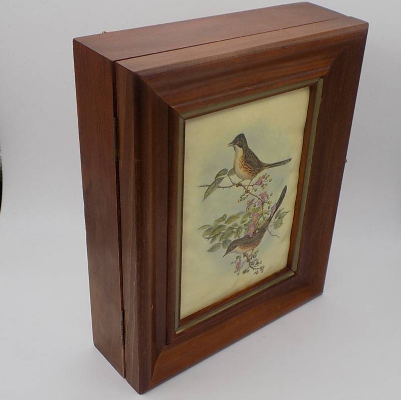 Vintage Schlüsselanhänger-Box/Edelholz - Und Emaille-Box/Schlüsselring-Box Aus Dem Jahr 1920/Schlüsselversteck/Geschenkidee Zum Umzug Vintage Schlüsselanhänger-Box/Edelholz - Und Emaille-Box/Schlüsselring-Box Aus Dem Jahr 1920/Schlüsselversteck/Geschenkidee Zum Umzug von antiquefrenchtools