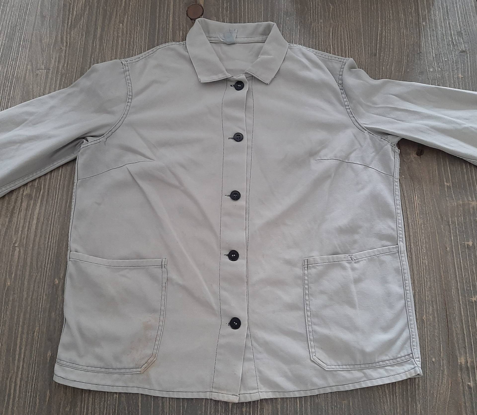 Antike Damen Arbeitsjackedamenjacke Aus Den 1950Iger/60Iger Jahren...hochwertige Baumwolle von antiqueworkwear