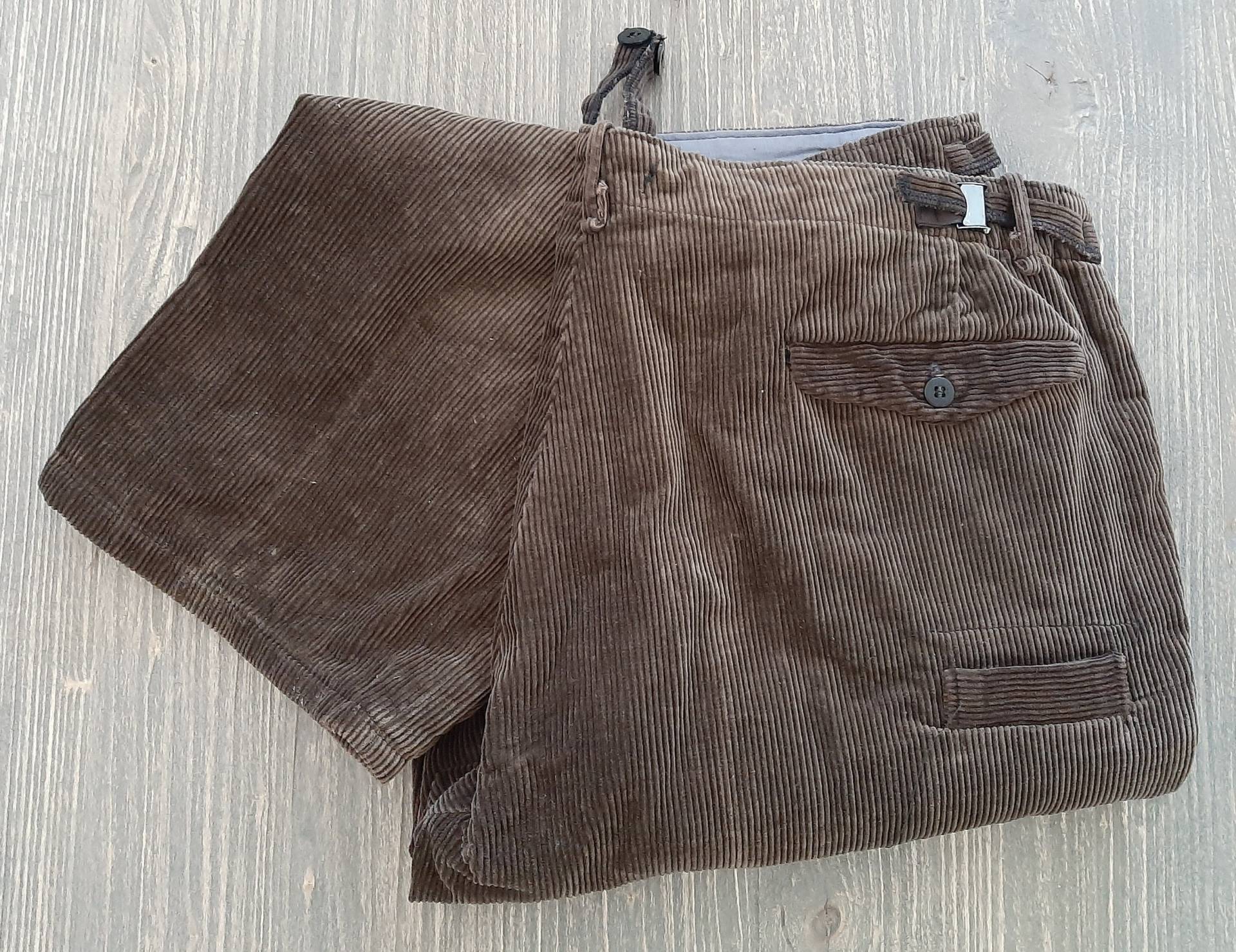 Rar Antike Dunkelbraune 1940/1950Iger Jahre Cordhoseherrenhosearbeitshosearbeiterhosecorduroy Pants von antiqueworkwear