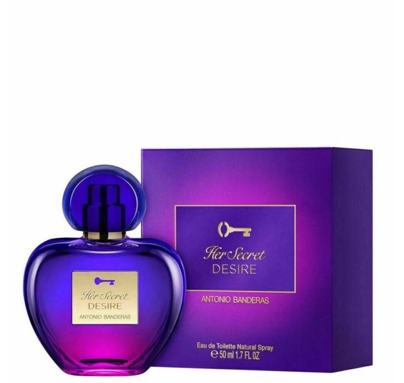 antonio banderas Eau de Toilette Her Secret Desire EDT 50ml von antonio banderas