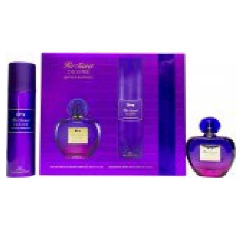 antonio banderas Eau de Toilette Her Secret Desire Gift Set 80ml EDT + 150ml Deodorant Spray von antonio banderas