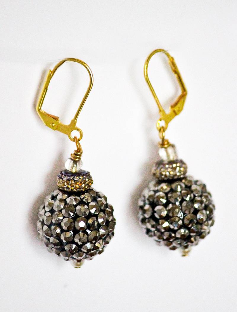 Platin Perlen Ohrringe - Wunderkerze Handwerker Geschenke Für Sie von antonioandfrankie