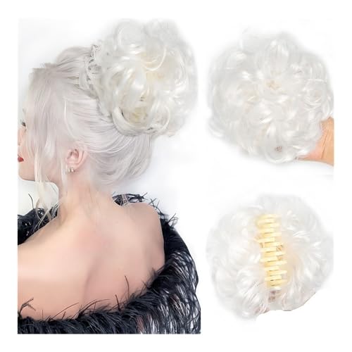 Haarknoten, Sicherer Haarknoten-Clip for Frauen – Hochsteckfrisur-Volumizer und Party-Accessoire,für Frauen(White) von anxinda