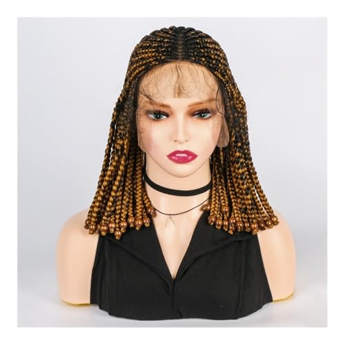 Perücken Perlenbrillanz: 13x9 Lace-Front-Zöpfe-Perücke – Ihr Festival for Stil und Farbe für Damen von anxinda