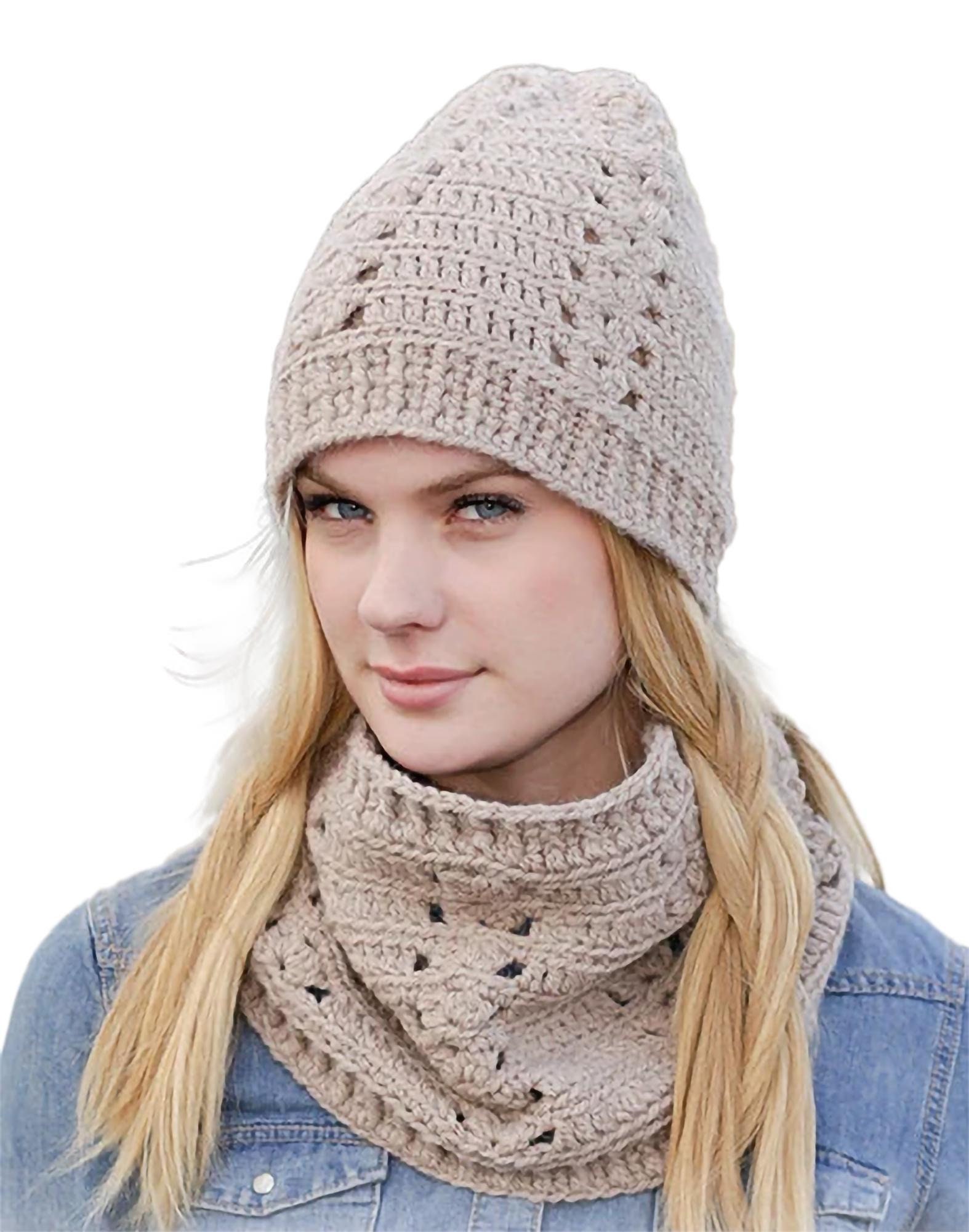 Komplette Mütze Und Halswärmer Mit Lochmuster, Farbe Ihrer Wahl, Wolle Alpaka, Handgefertigt von apebobo