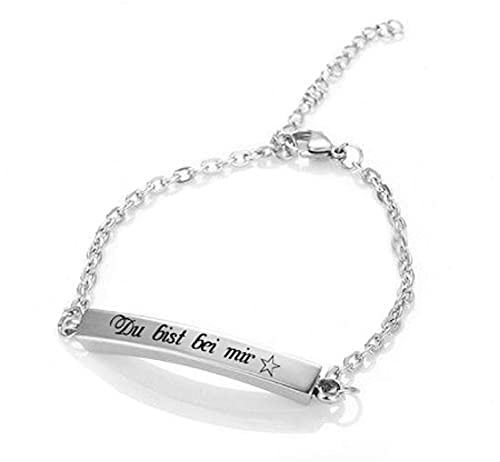 aplusashop ID Edelstahl Asche Armband + Gravur nach Wunsch Asche Medallion Memorial Siber (Ohne Gravur) von aplusashop