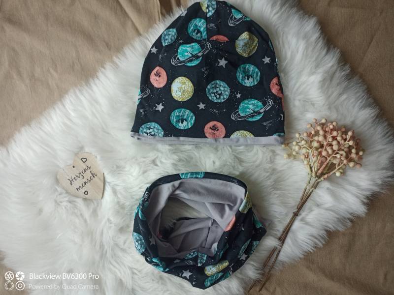 Sofort Versendbar Beanie/Mütze Im Set Mit Loop/Schal 50-52 cm Sofort Versendbar Beanie/Mütze Im Set Mit Loop/Schal 50-52 cm von applizierschnecke
