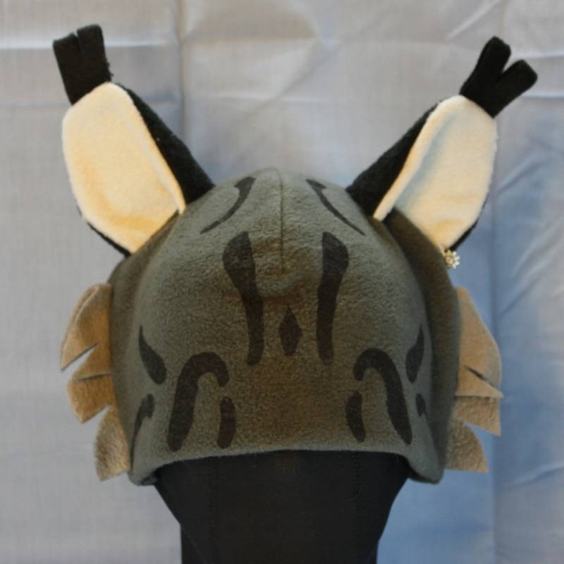 Bobcat Ohren-Fleece-Mütze - Natürliche Farben von apricityhats