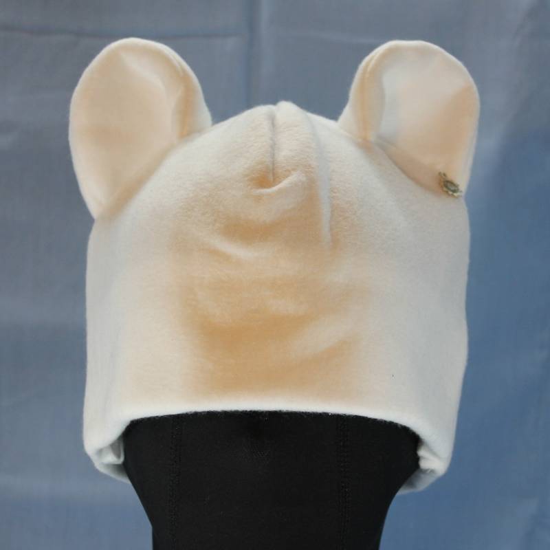 Eisbär Fleece Mütze - Weiss von apricityhats