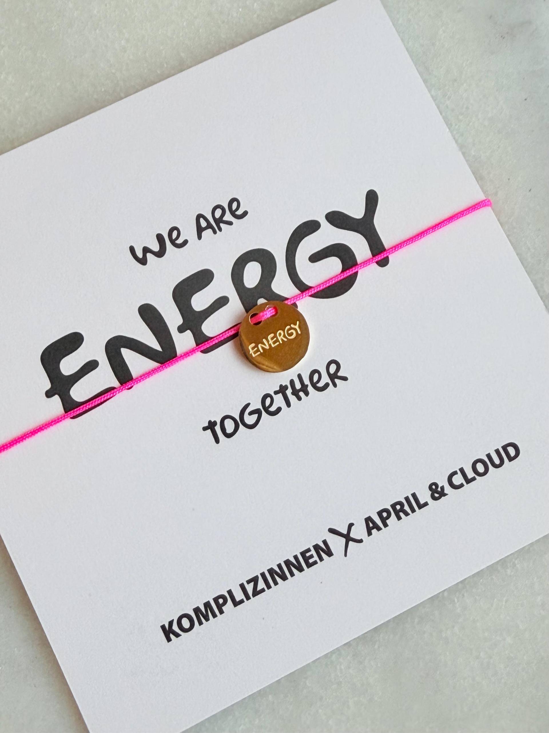 Energy Armband Komplizinnen X April&cloud von aprilandcloud