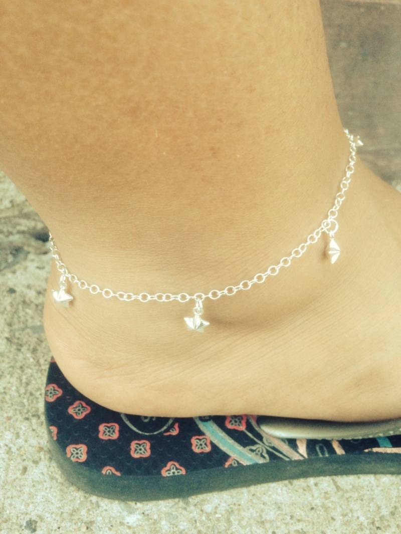 Fußkettchen/ Fußkettchen Aus Sterlingsilber von aprilsunrises