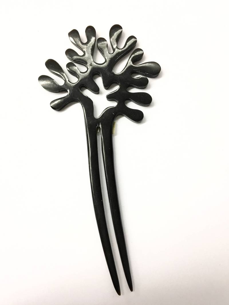 Handgemachte Vintage Echte Natürliche Büffel Horn Haarforke von aprilsunrises